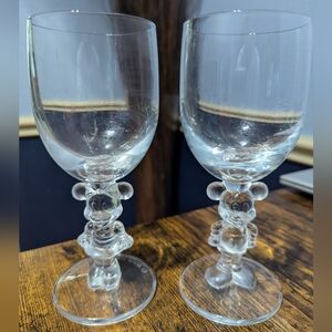 Mickey and Minnie wine/champagne glasses
